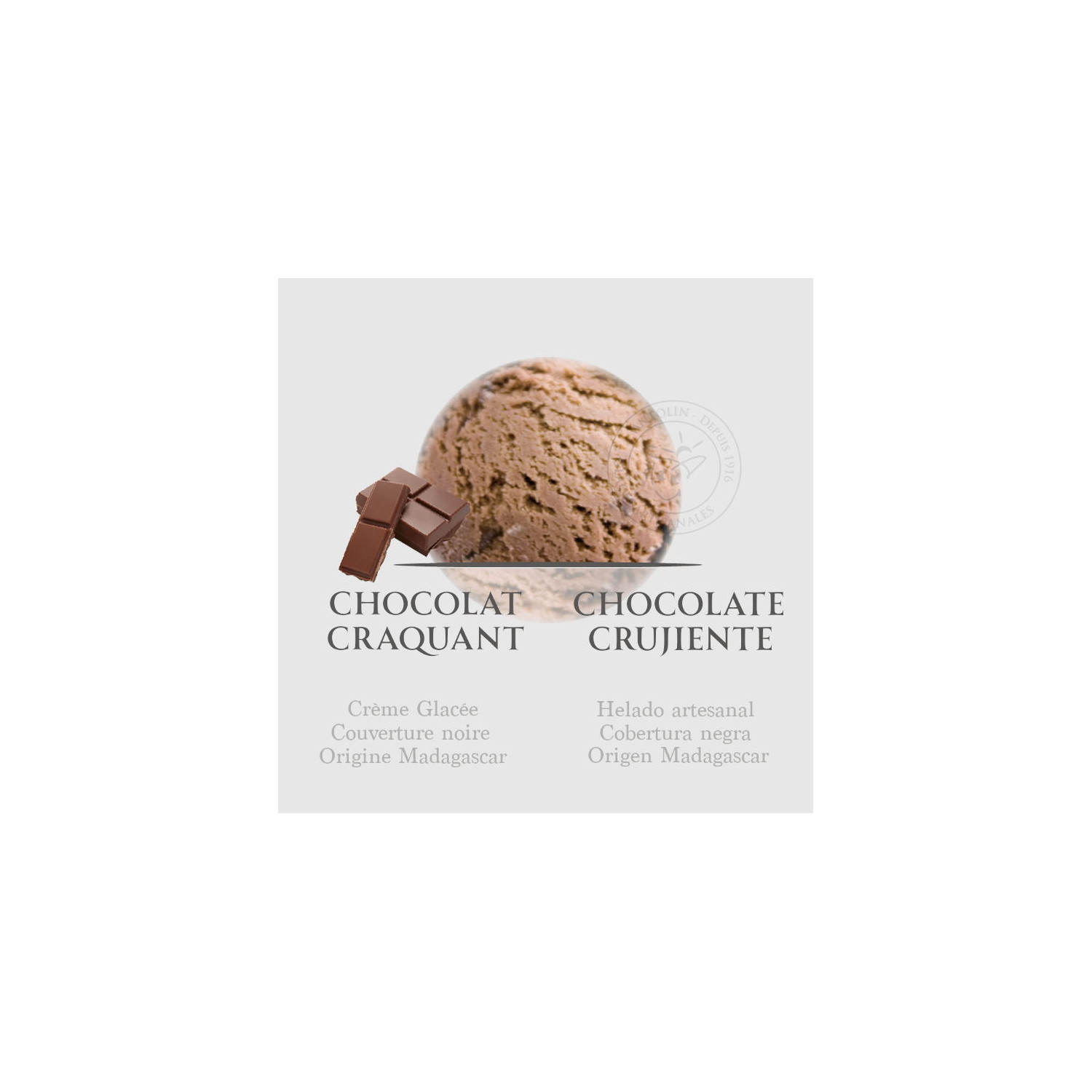 Comprar helado artesanal chocolate crujiente Antolin