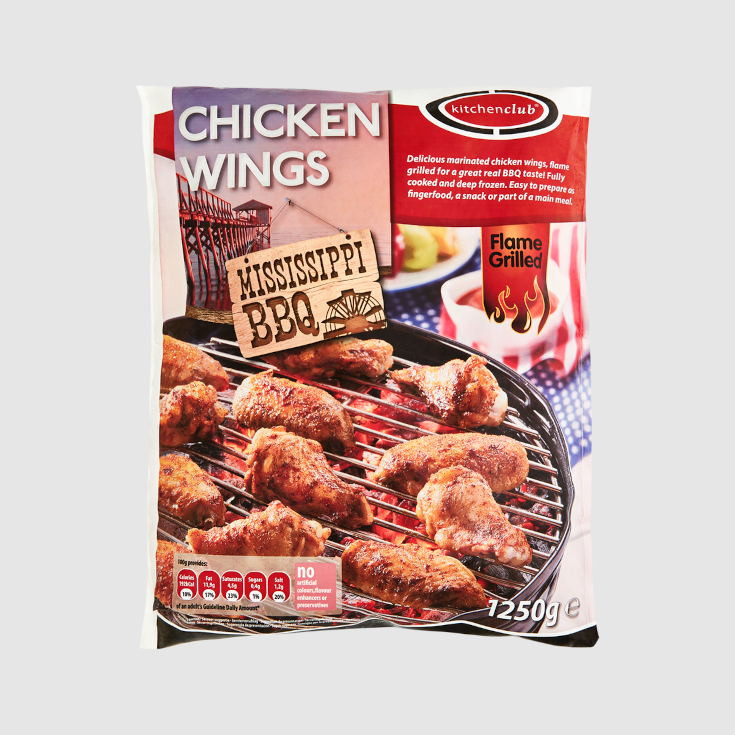 Chicken Wings : Alitas De Pollo Asadas Mississippi BBQ- Kitchenclub -   : Congelados