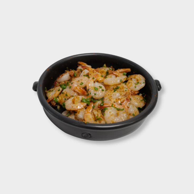 Acheter en ligne crevettes blanches décortiquées et cuites.