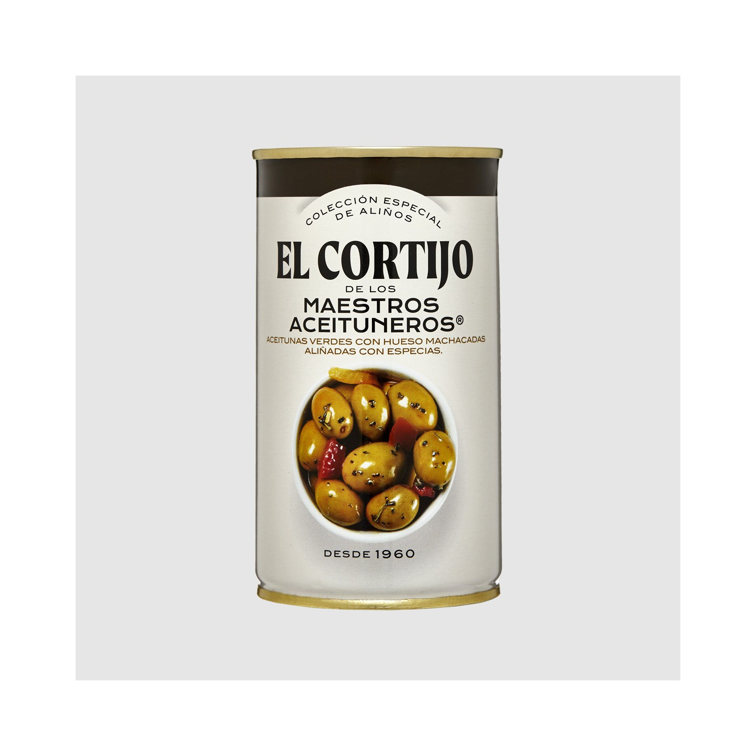 Olives vertes El Cortijo sans gluten Maestros Aceituneros
