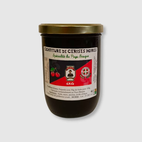 Comprar mermelada de cerezas negras en kilo Maia Ezpeleta