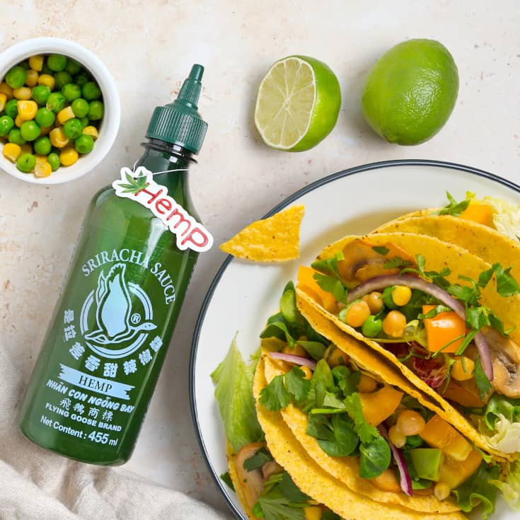 Comprar en línea salsa cáñamo verde Sriracha Hemp