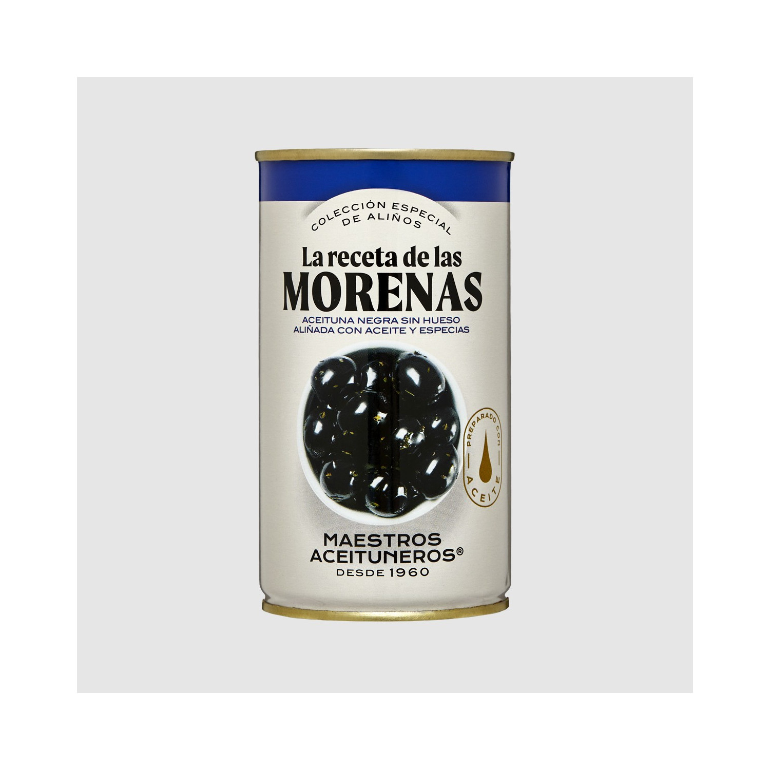Olives noires « La receta de las morenas » sans gluten Maestros Aceitunaros
