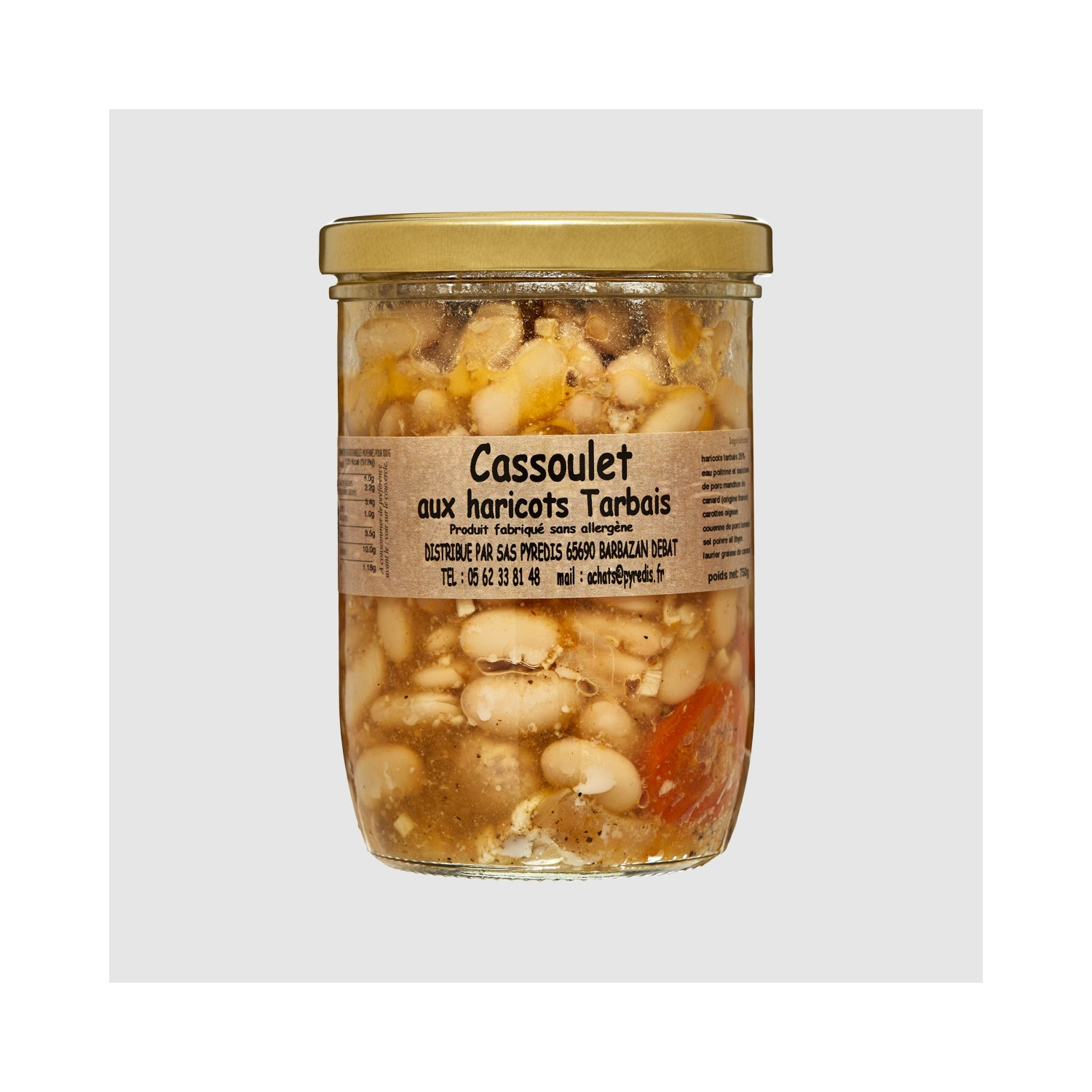 Cassoulet con alubias de Tarbes