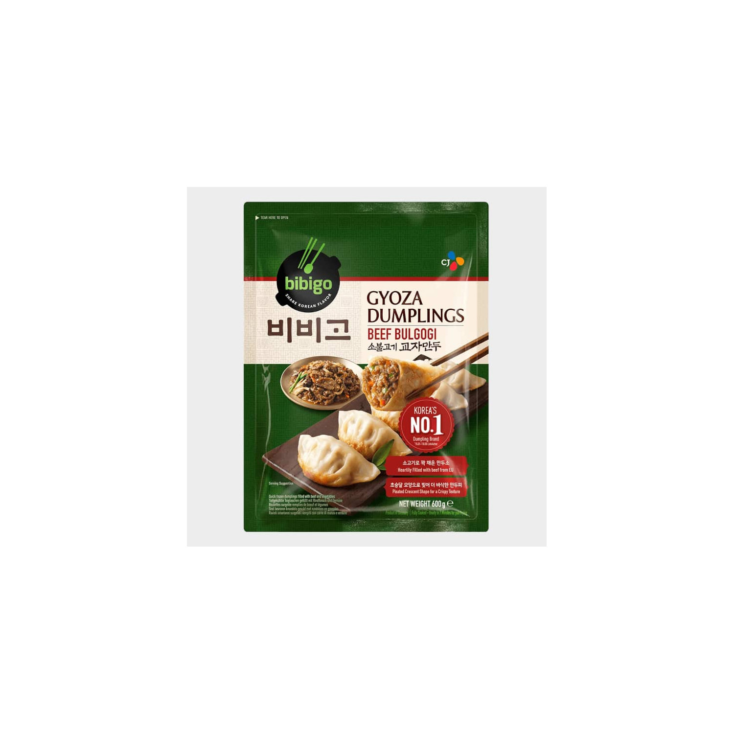Comprar Gyozas rellenos de Carne y de Verduras Bibigo