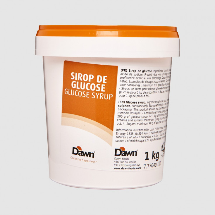 Sirop De Glucose - Dawn - 1kg - Aide À La Pâtisserie 