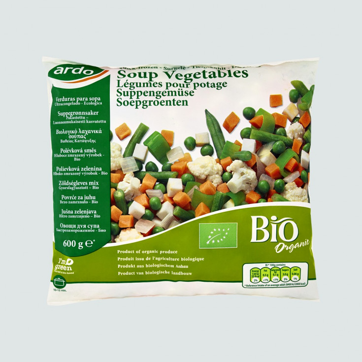 Acheter légumes pour potage bio Ardo