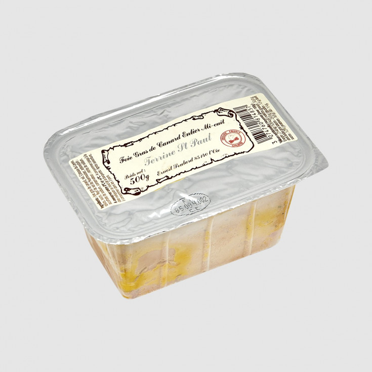 Foie gras de canard entier mi-cuit Ernest Soulard