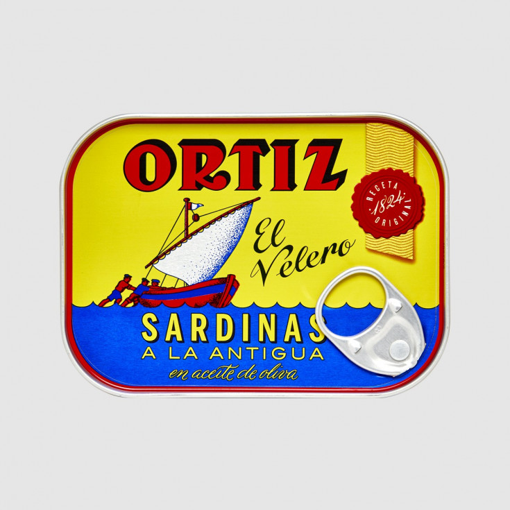 Sardinas a la antigua Ortiz freidas con aceite de oliva