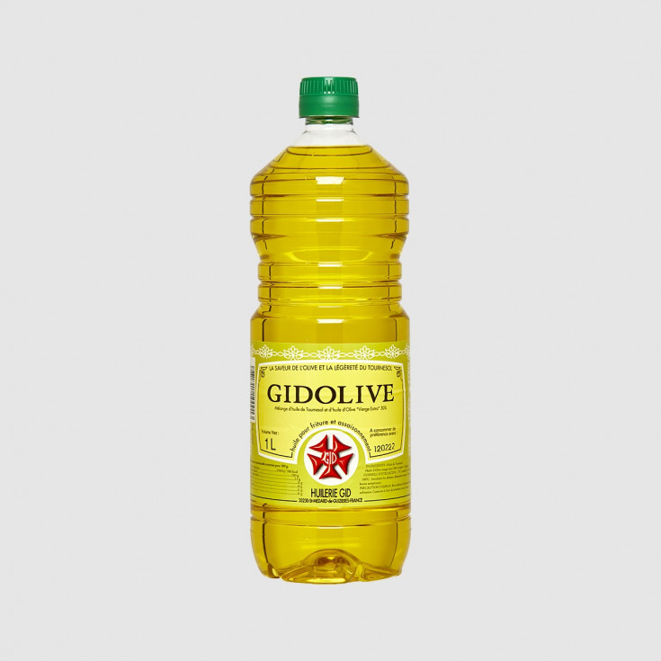 Mezcla de aceite de girasol y de aceite de oliva « Virgen Extra » 30 % Gidolive España