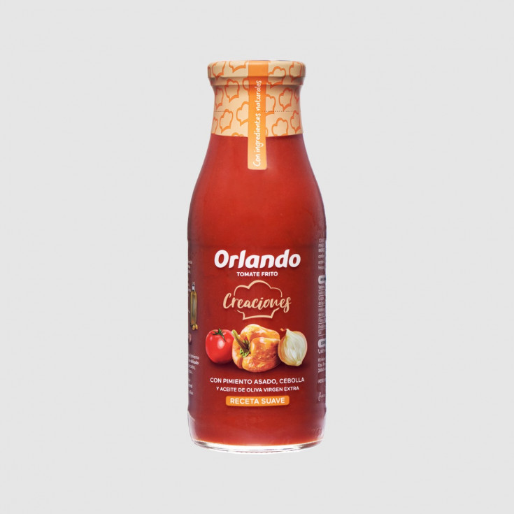 Tomate frito sans gluten à l'oignon et aux poivrons grillés Orlando créations
