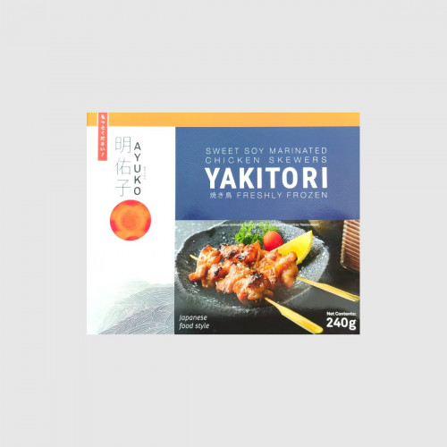 8 brochetas de pollo Yakitori congeladas