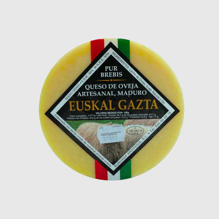 Acheter fromage de brebis au lait cru du Pays-Basque - Euskal Gazta